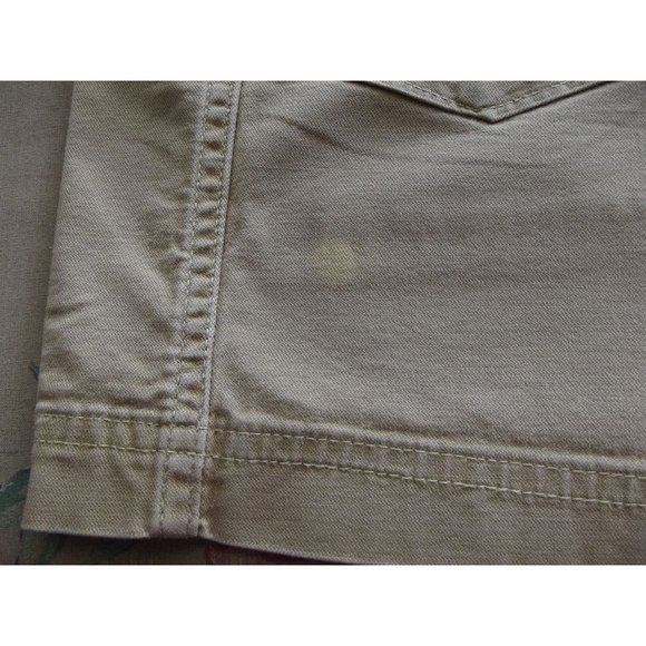 The North Face Shorts Womens 10 Khaki Tan Brown Flat Front Chino Casual Outdoor - Picture 5 of 10